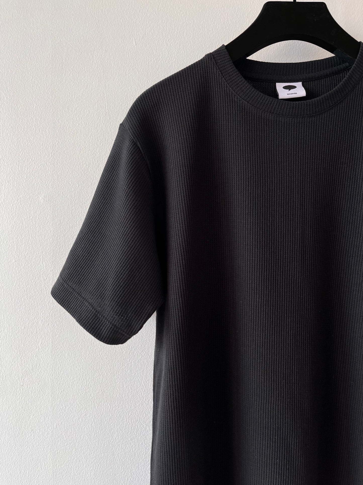 PE Loose Fit - Waffle Black