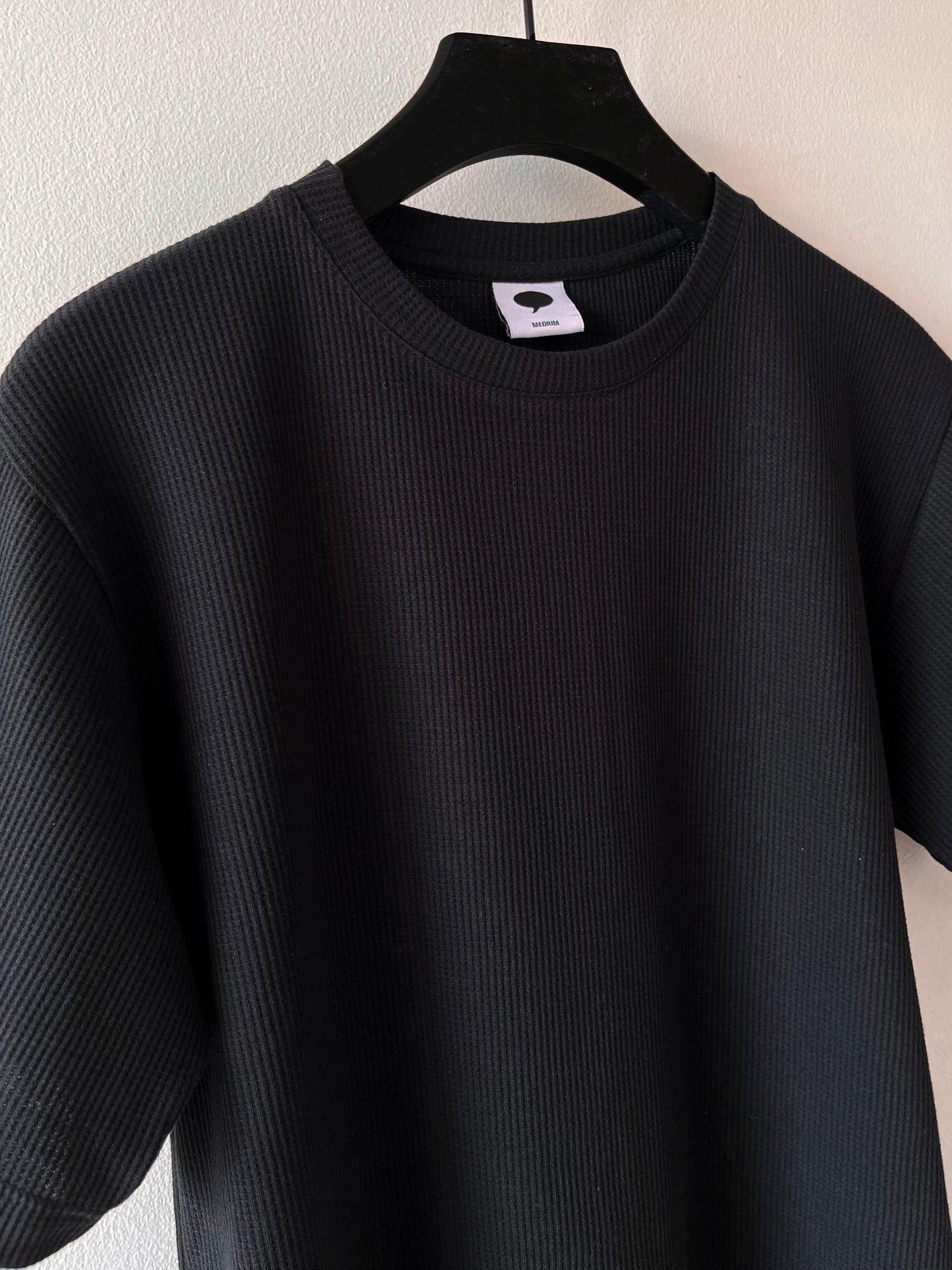 PE Loose Fit - Waffle Black