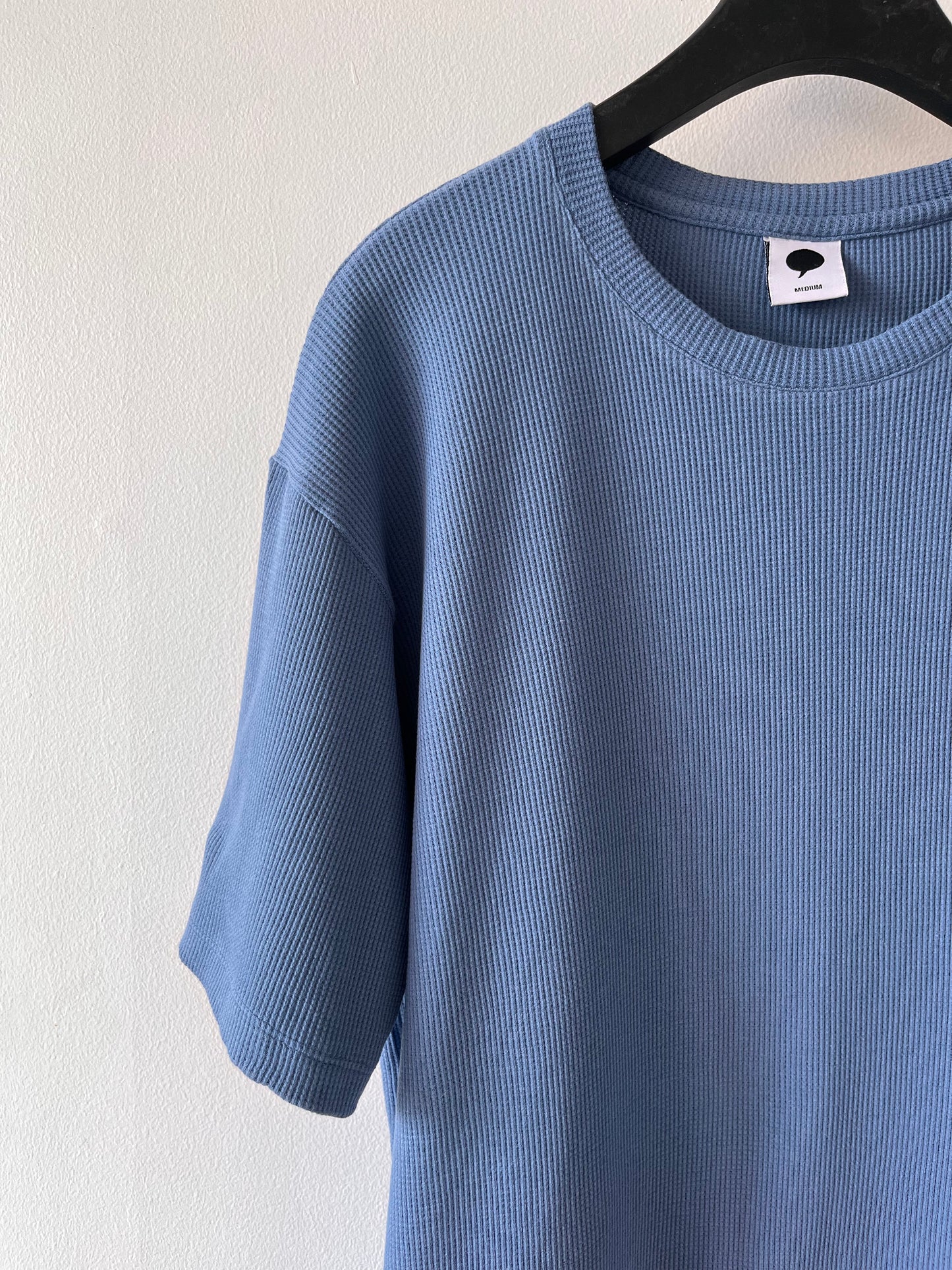 PE Loose Fit - Waffle Steel Blue